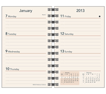 Ivory Spiral Planner Inserts 2013